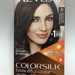Revlon ColorSilk 3D Dark Golden Brown Color #37